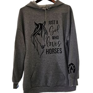 Just A Girl Who Loves Horses Hoodie